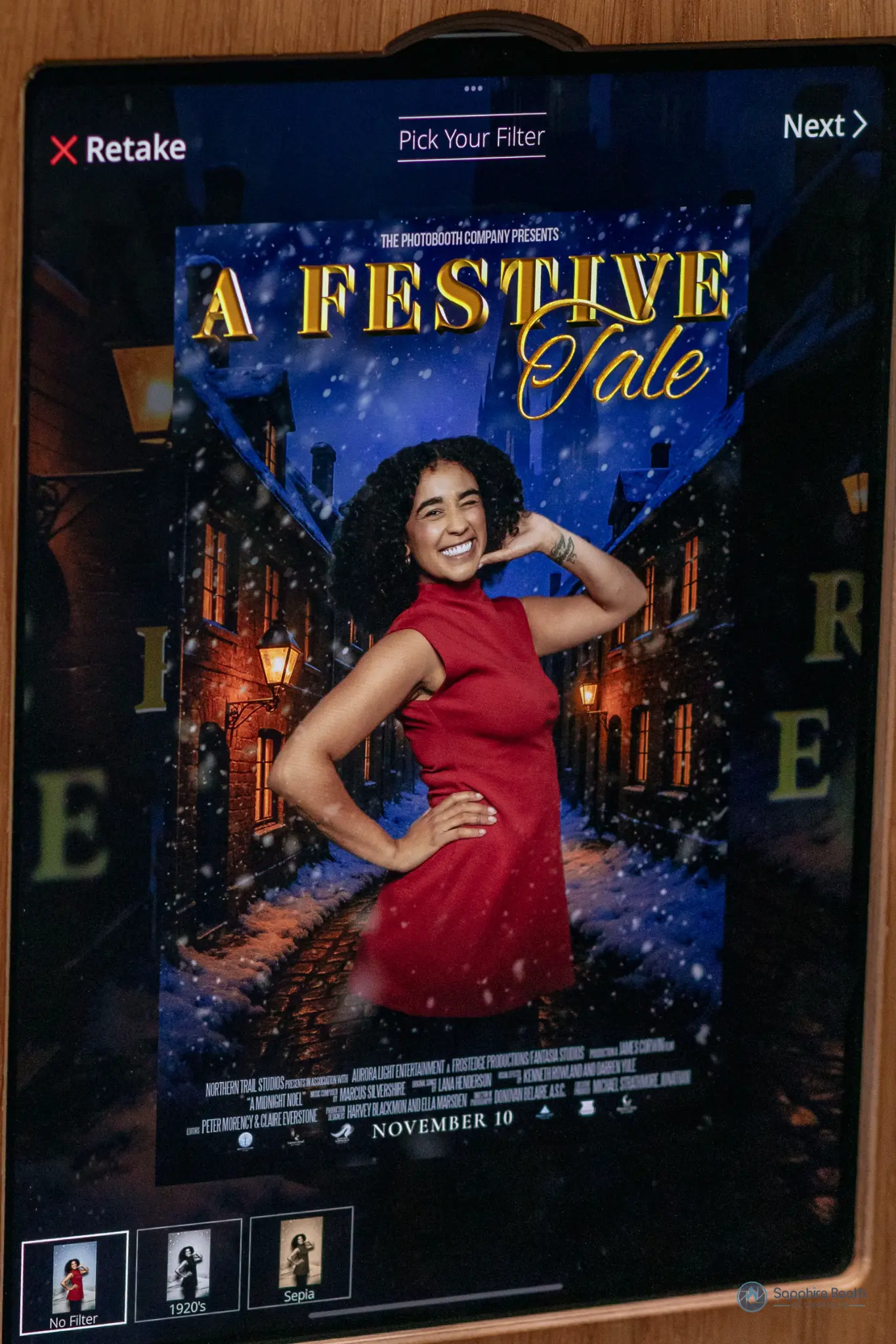 Holiday Movie Poster experience